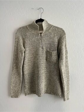 Half-Zip Knit Sweater